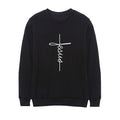 Jesus Letter Graphic - Pullover Hoodie