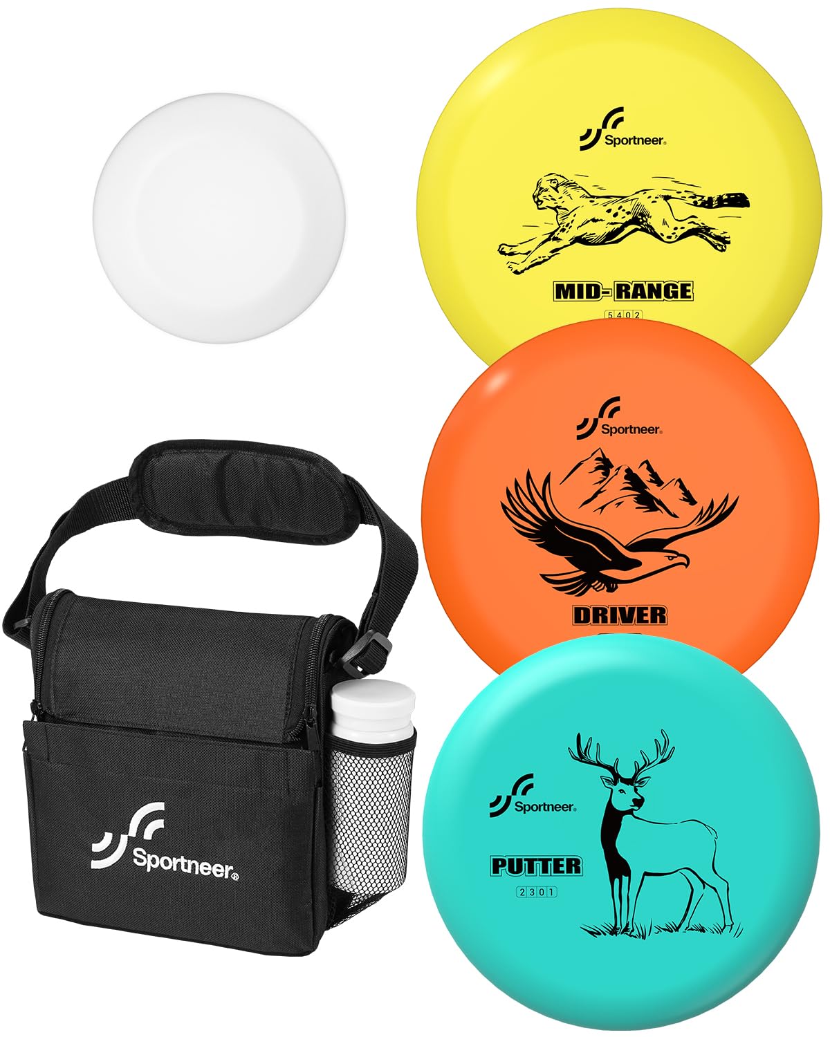 Disc Golf Starter Set - Putter Mid-Range & Driver