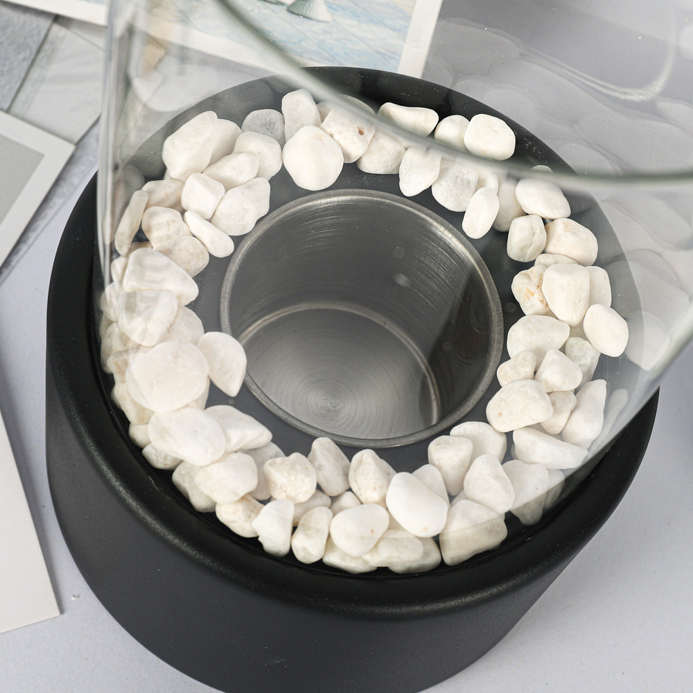 Glass Fire Lamp - Indoor & Outdoor