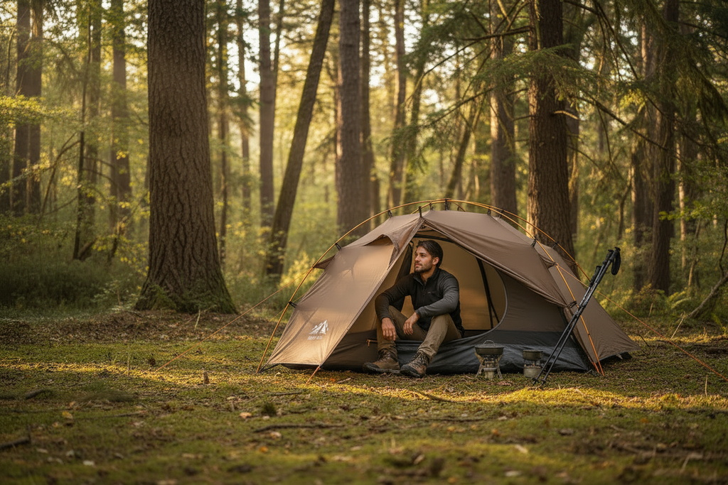 Tent in the Woods - No Backpack