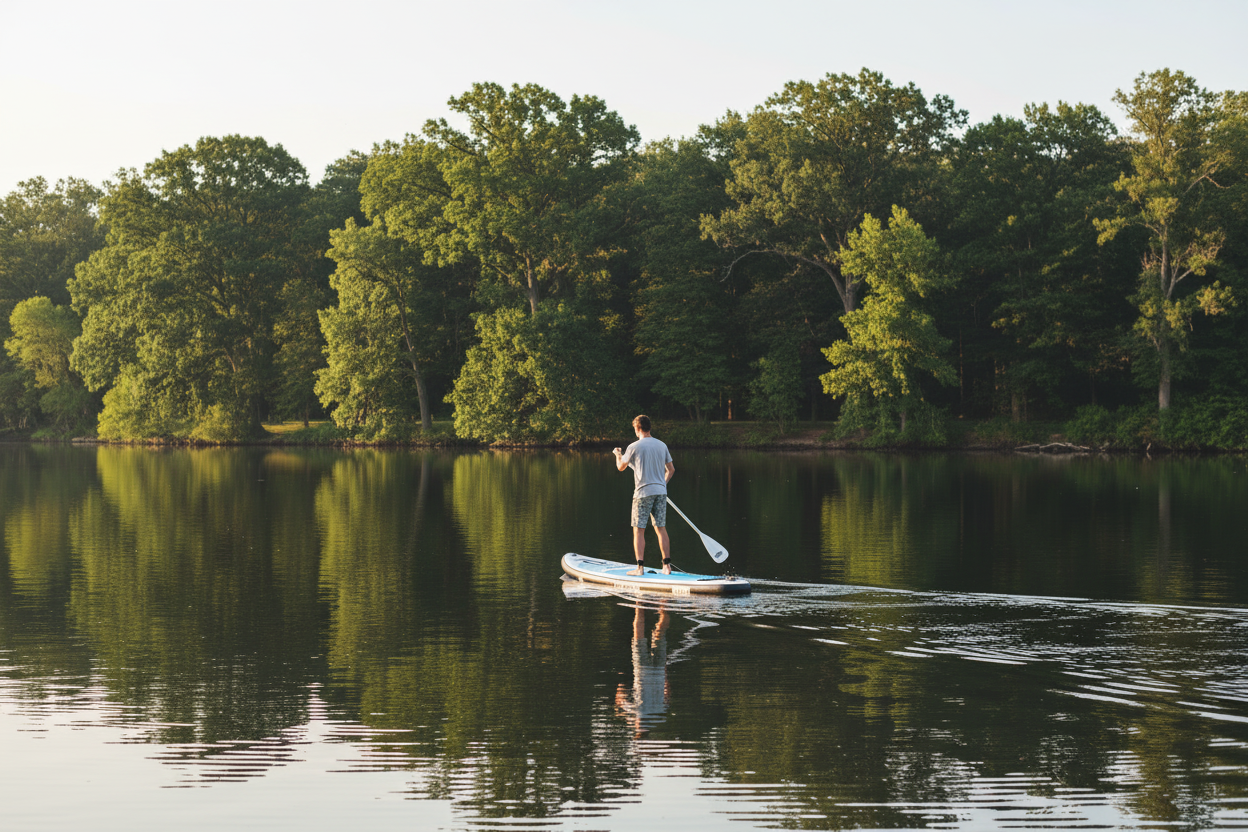 Tuxedo Sailor Board with Shoreline